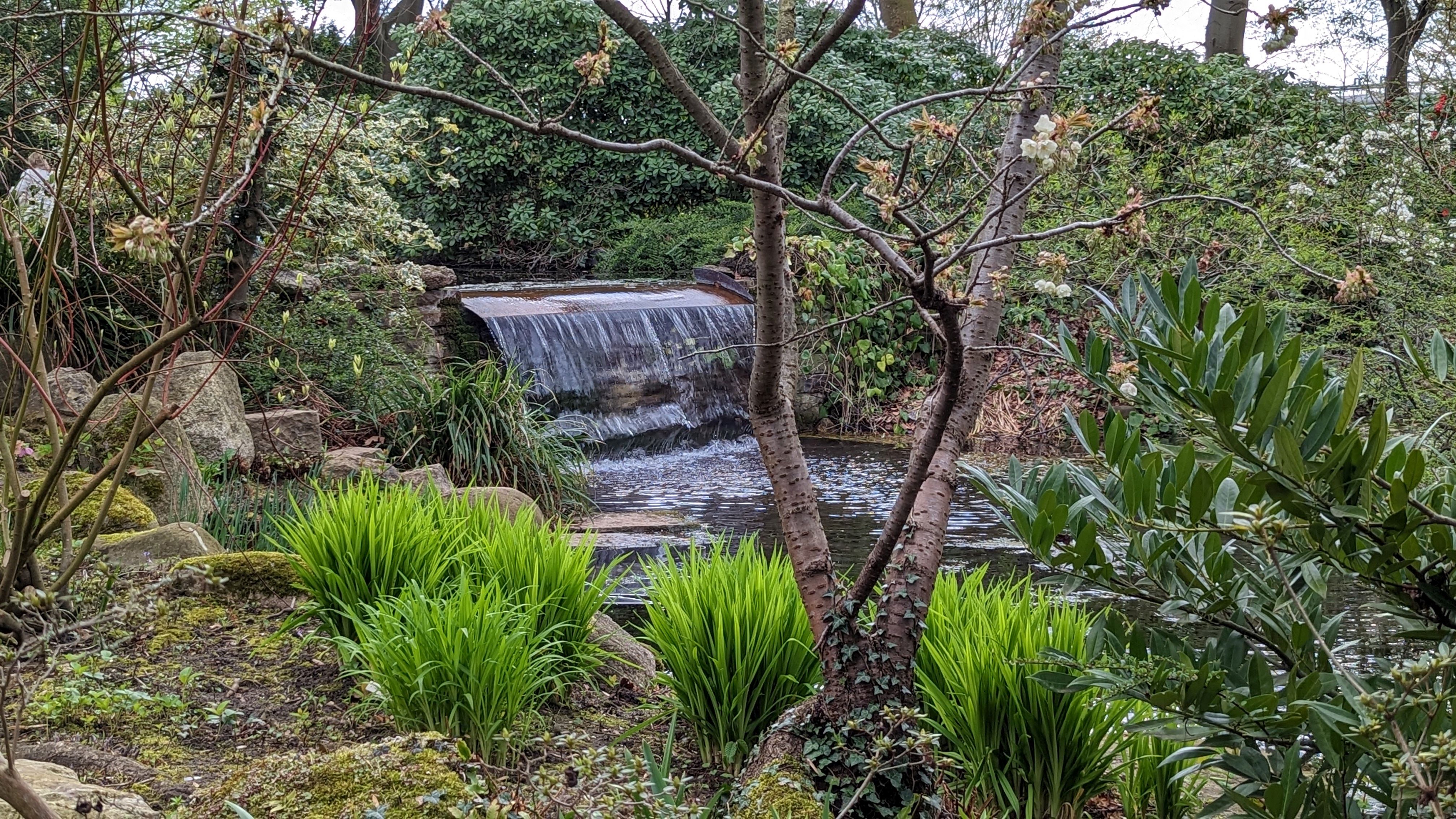 Japanischer Garten Leverkusen 2023 - Wasserfall